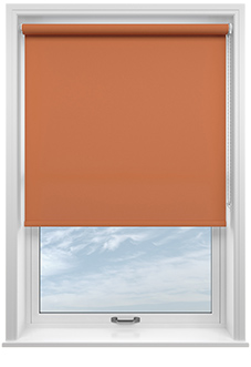 Trinity (Blackout), Deep Orange - Twist&Fit Roller Blind